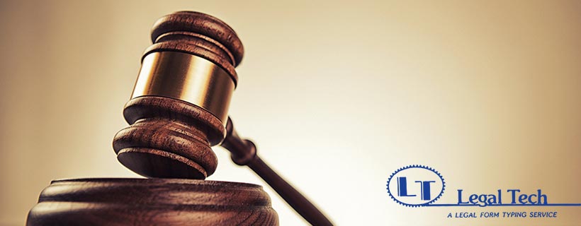 a gavel and the legal tech logo